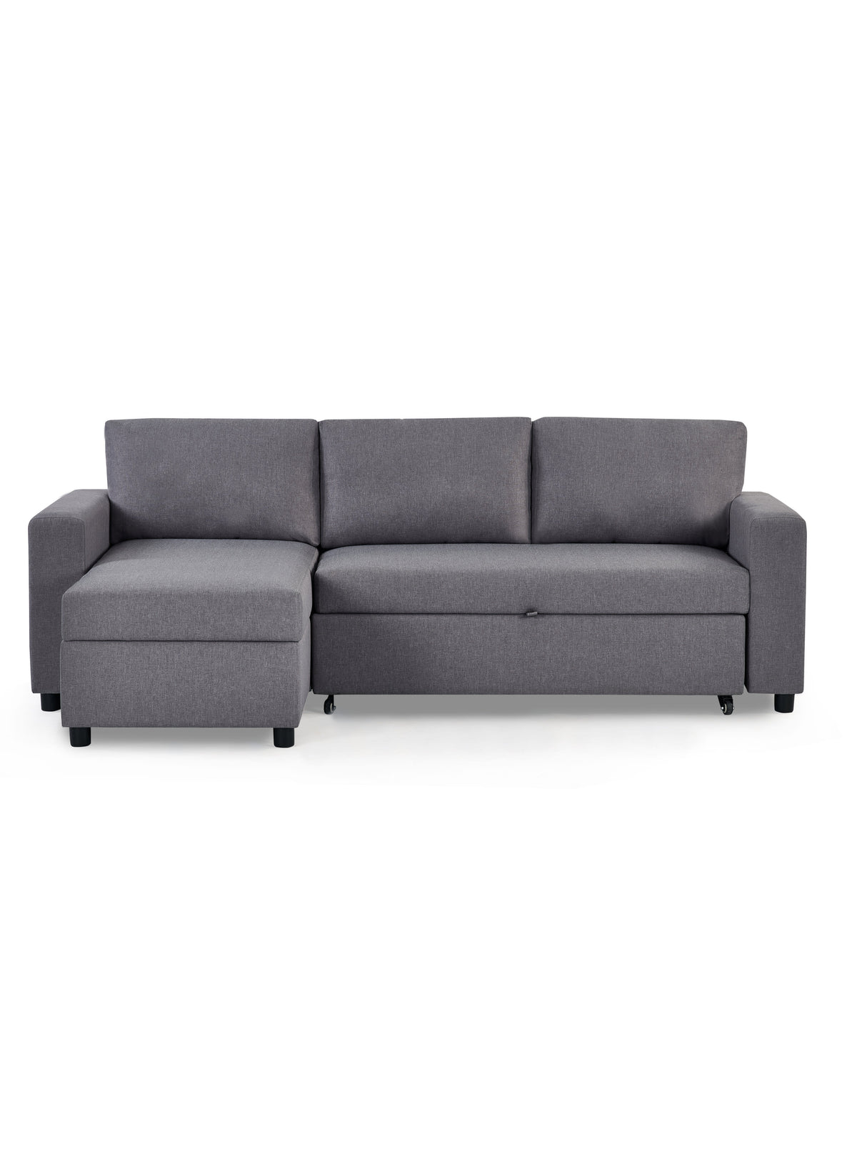 Angel Upholstered Chaise Sofa Bed with Storage