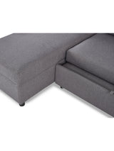 Angel Upholstered Chaise Sofa Bed with Storage