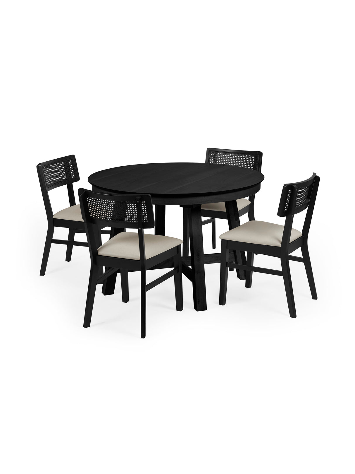 Annika Rattan Back Dining Chair (Set of 2)
