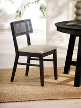 Annika Rattan Back Dining Chair (Set of 2)