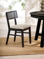 Annika Rattan Back Dining Chair (Set of 2)
