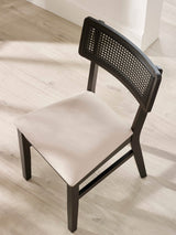 Annika Rattan Back Dining Chair (Set of 2)