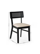 Annika Rattan Back Dining Chair (Set of 2)