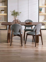 Artemis Curved Leg Rectangular 4-6 Seater Dining Table