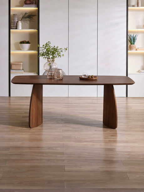 Artemis Curved Leg Rectangular 4-6 Seater Dining Table