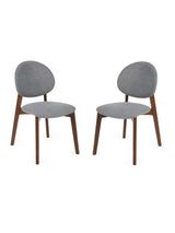 Artemis Upholstered Round Back Dining Chair (Set of 2)