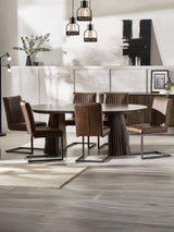 Arya Round to Oval Extending 4-6 Seater Dining Table