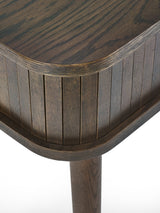 Arya Side Table with Sliding Door Storage