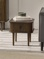 Arya Side Table with Sliding Door Storage