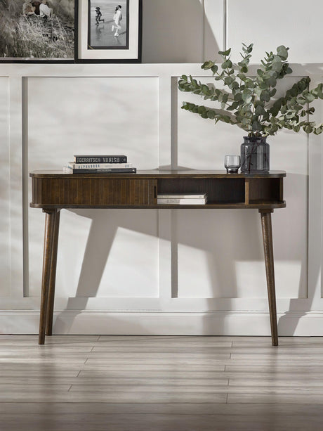 Arya Console Table with Sliding Door Storage