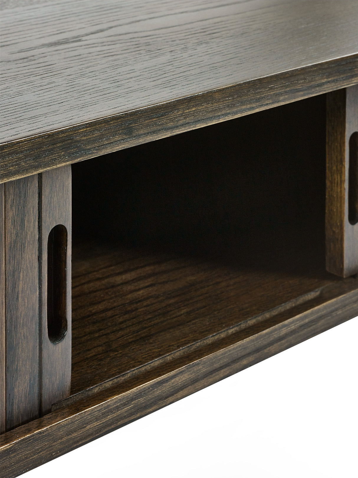 Arya Console Table with Sliding Door Storage