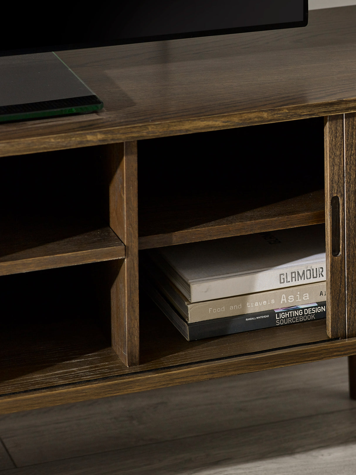 Arya TV Cabinet with Sliding Door Storage