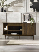 Arya Wide Sideboard with Sliding Door Storage