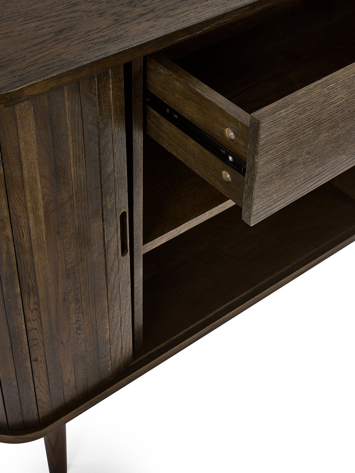 Arya Wide Sideboard with Sliding Door Storage