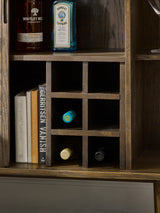 Arya Drinks Cabinet with Sliding Doors