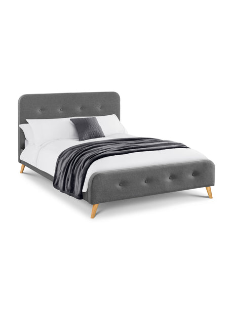 Astrid Fabric Button Upholstered Bed