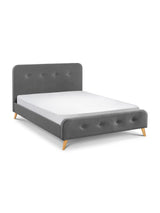 Astrid Fabric Button Upholstered Bed