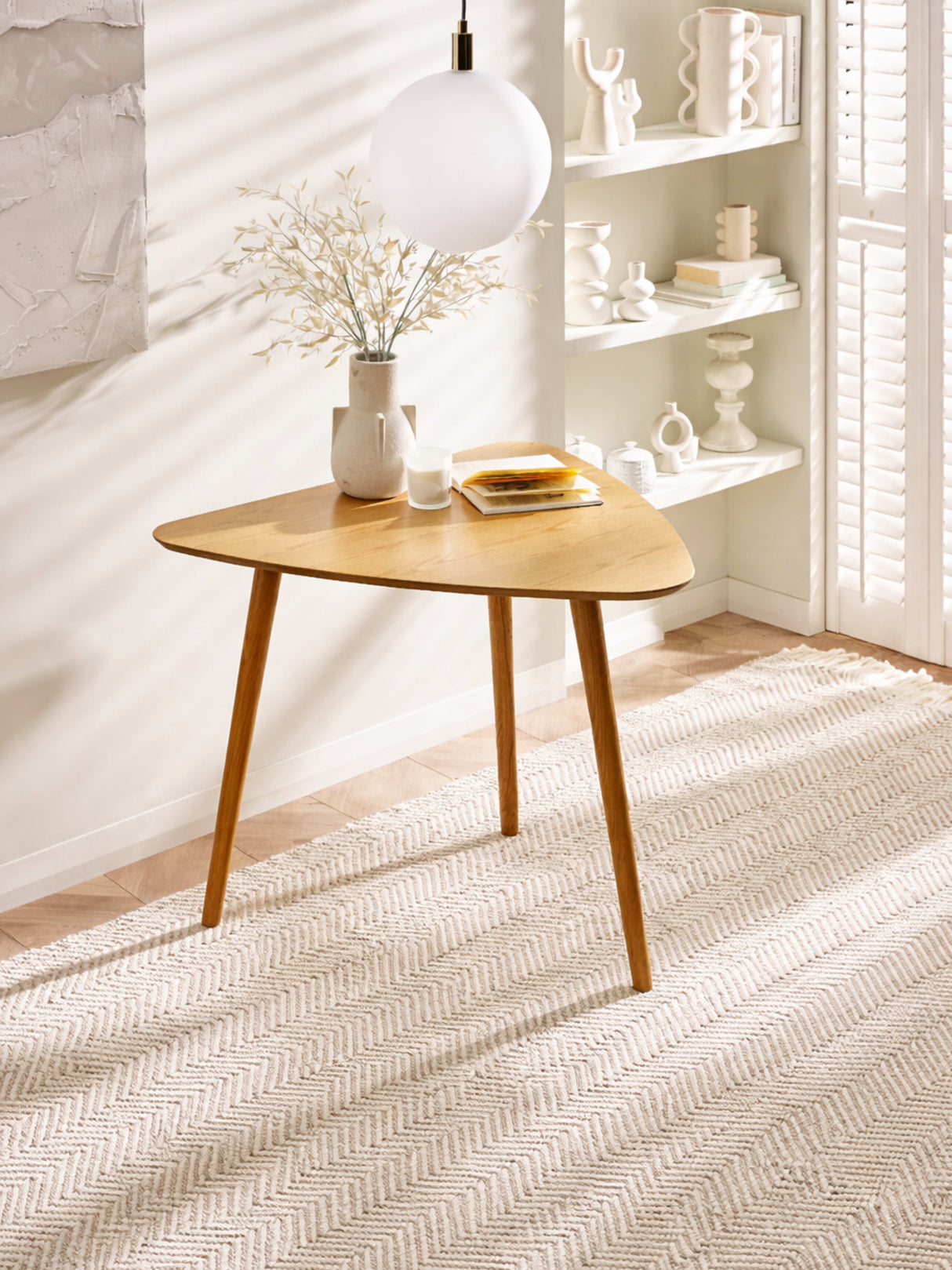 Athena Triangular 2-3 Seater Dining Table