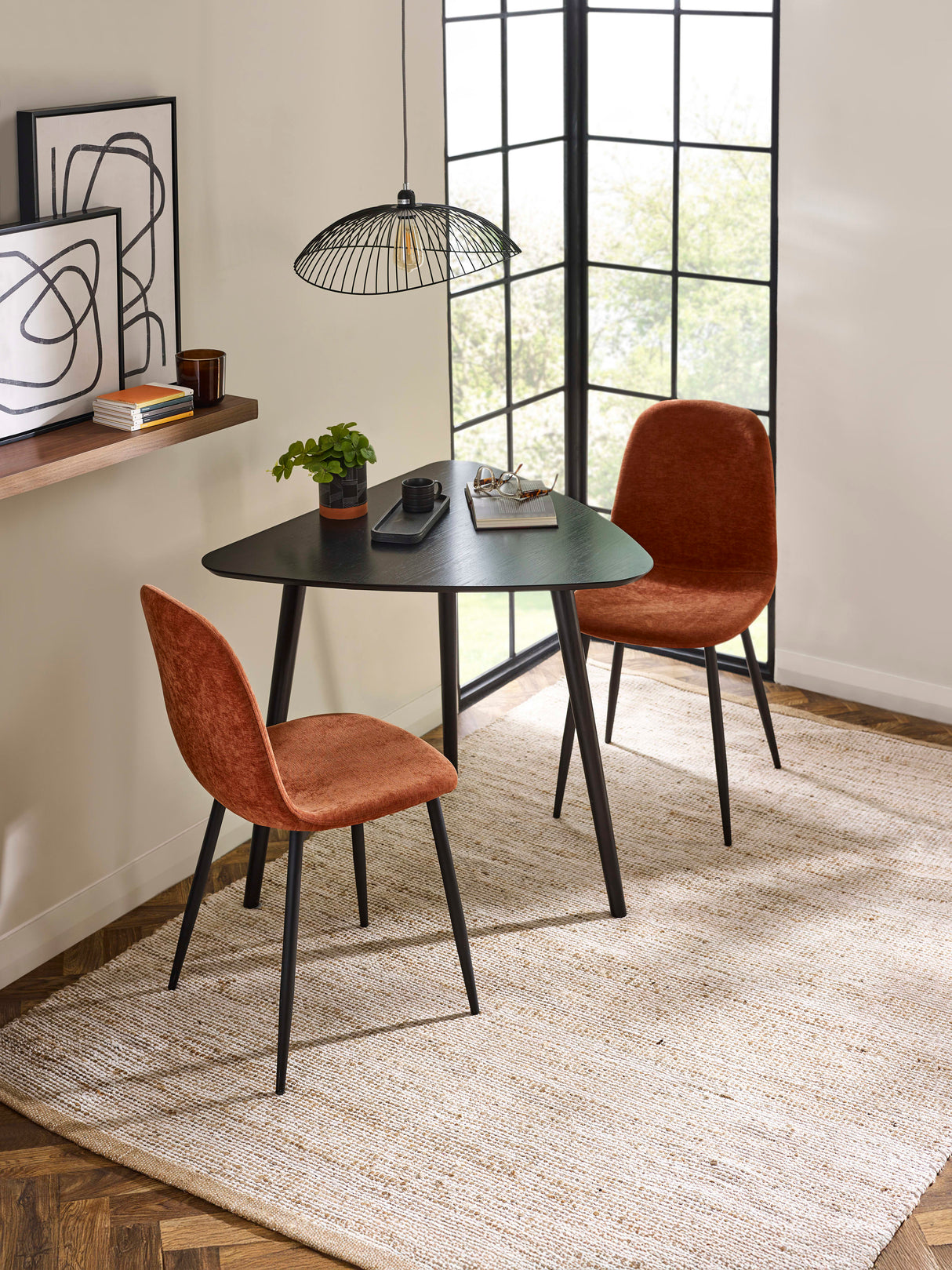 Athena Triangular 2-3 Seater Dining Table