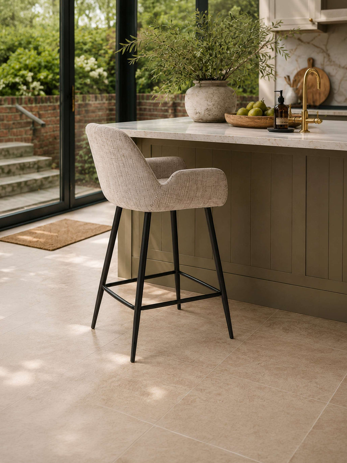 Barley Upholstered Bar Stool
