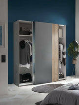 Berno Sliding Door Wardrobe with Mirror