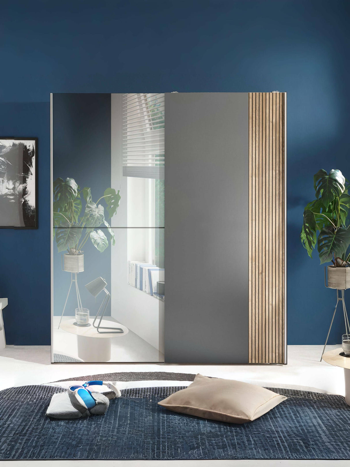 Berno Sliding Door Wardrobe with Mirror