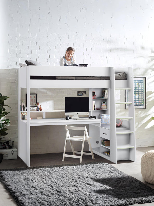 Blaze Gaming High Sleeper Bed with Desk