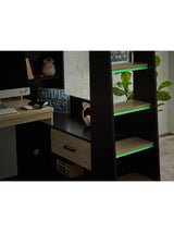 Blaze Gaming High Sleeper Bed with Desk