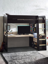Blaze Gaming High Sleeper Bed with Desk