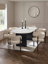 Bolivia Oval 6 Seater Dining Table