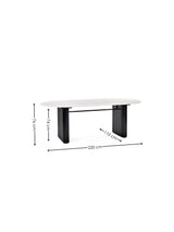 Bolivia Oval 6 Seater Dining Table