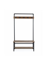 Boston Coat Rack with Bench and Shelf