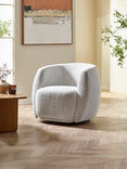 Bowline Upholstered Swivel Accent Chair
