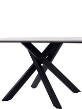 Bradley Rectangular Ceramic Top 4-6 Seater Dining Table
