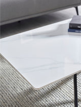 Bradley Rectangular Ceramic Top Coffee Table