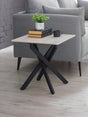 Bradley Square Ceramic Top Side Table