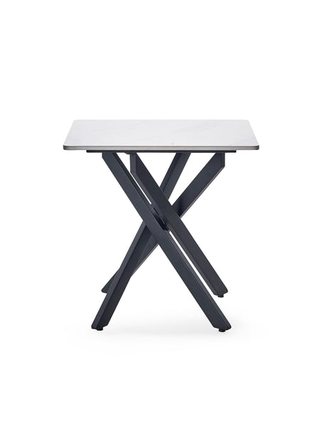 Bradley Square Ceramic Top Side Table