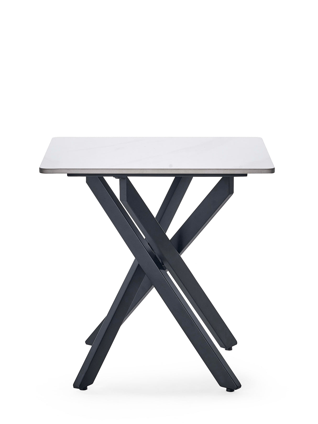 Bradley Square Ceramic Top Side Table
