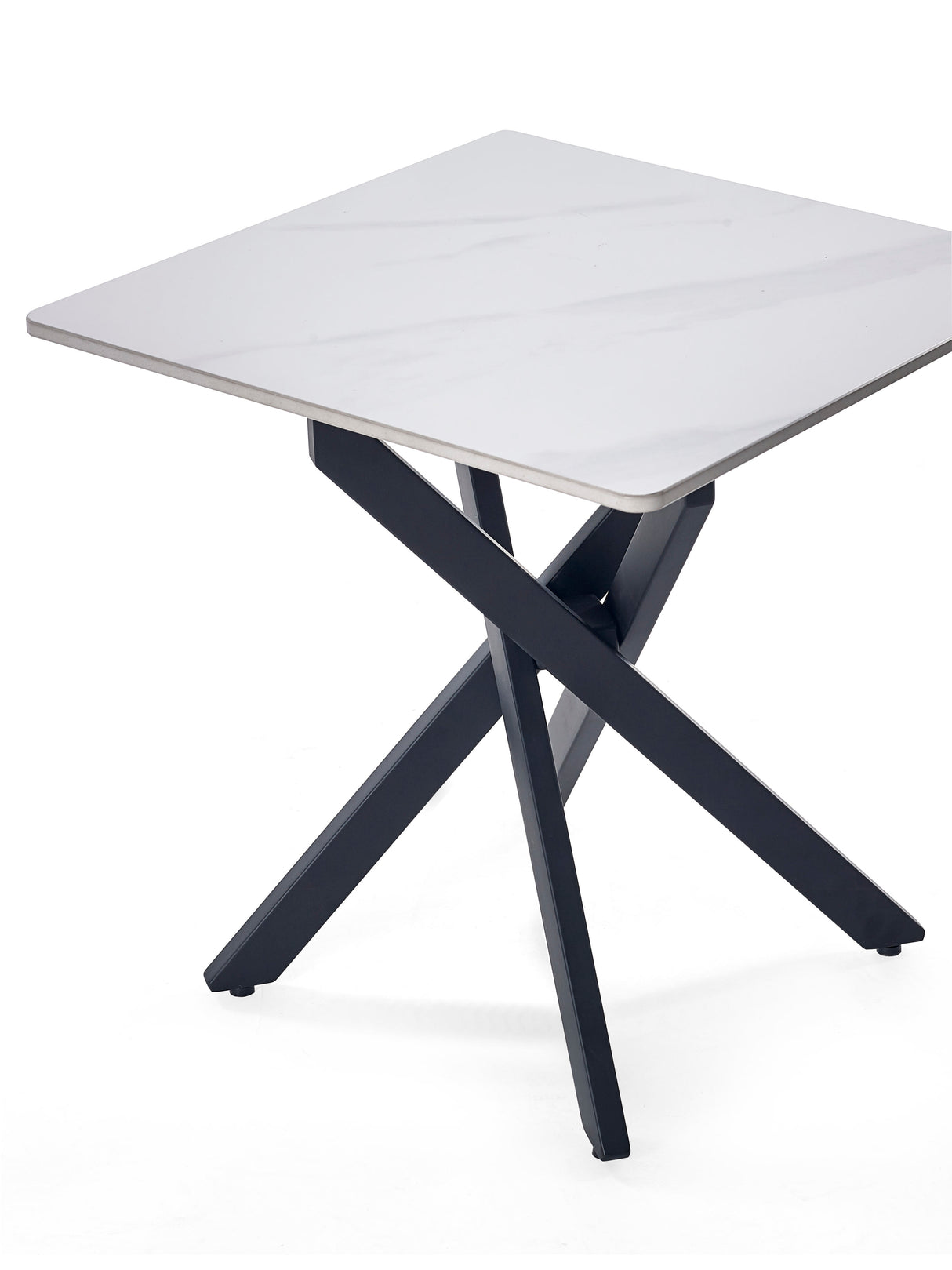 Bradley Square Ceramic Top Side Table