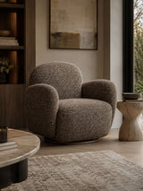 Bramley Upholstered Swivel Accent Chair