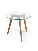 Bryant Round Glass Top Nest of 2 Side Tables