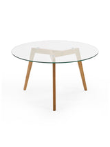 Bryant Round Glass Top Coffee Table