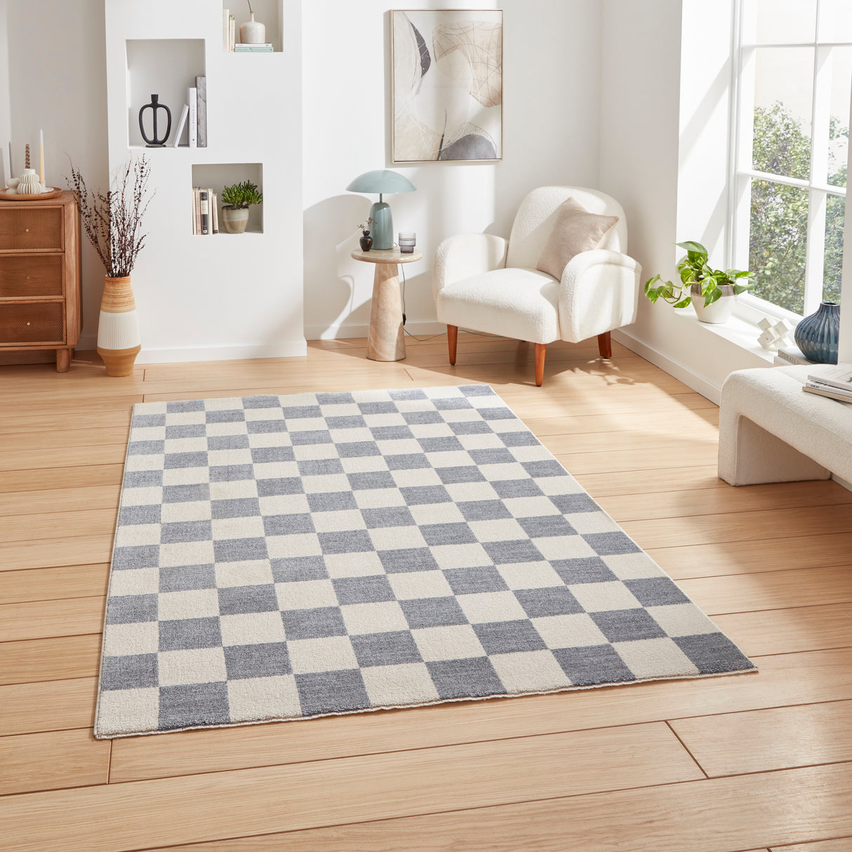 Baltimore 66618 Blue Modern Rug