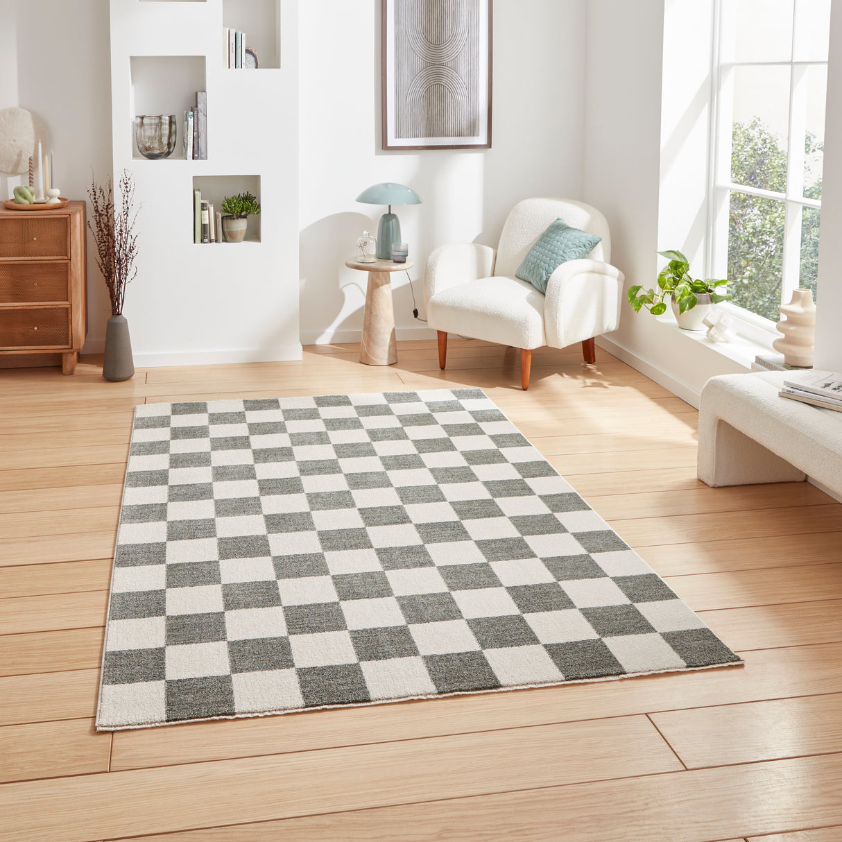 Baltimore 66618 Green Modern Rug