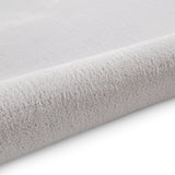 Bay Grey Plain Shaggy Washable Rug