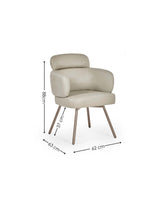Callisto Upholstered Swivel Dining Chair (Set of 2)