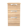 Camden 3 Drawer Bedside Cabinet