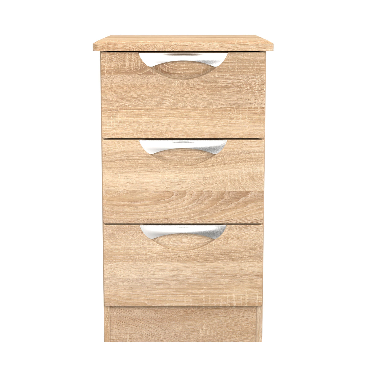 Camden 3 Drawer Bedside Cabinet