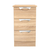 Camden 3 Drawer Bedside Cabinet