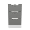 Camden 3 Drawer Bedside Cabinet